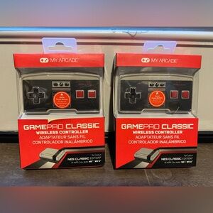 Arcade Gamepad Classic Wireless Controller - Black & Red Packaging